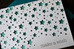 make a wish – glitter star closeup
